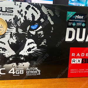 ASUS RX 580 4GB DUAL OC / 1차 구매자 / 풀박스