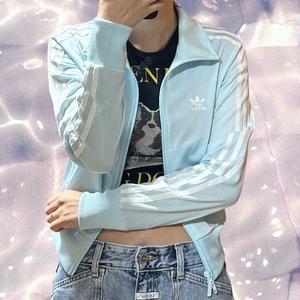 아디다스 신형 파이어버드 져지 투웨이 스카이블루 XS