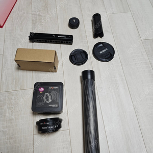 카메라 용품 판매 렌즈 캡 어뎁터 카본로드 기타 등등