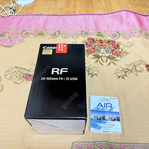 캐논 RF 24-105mm F4 L 렌즈 새제품급 팝니다.(25년4월16일 구매)
