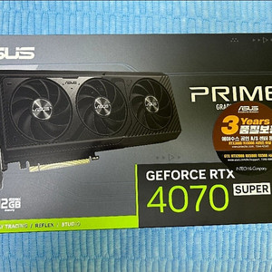 ASUS RTX 4070 SUPER PRIME 28/10 그래픽카드 팝니다