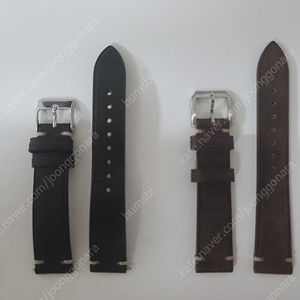 해밀턴 w10 18mm 가죽스트랩 (블랙/브라운)