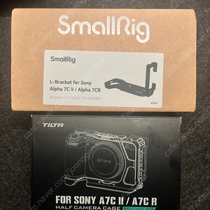 A7C2 / 틸타 하프 케이지, 스몰리그 L 플레이트 팝니다 / TILTA TA-T60-HCC-B, Smallrig 4569 / A7CR