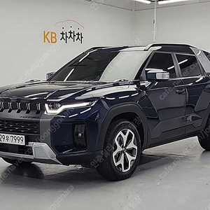 토레스 중고차 쌍용 중고차 파란색 2024년식 6,694km 1.5 GDI-T 2WD T7 중고자동차