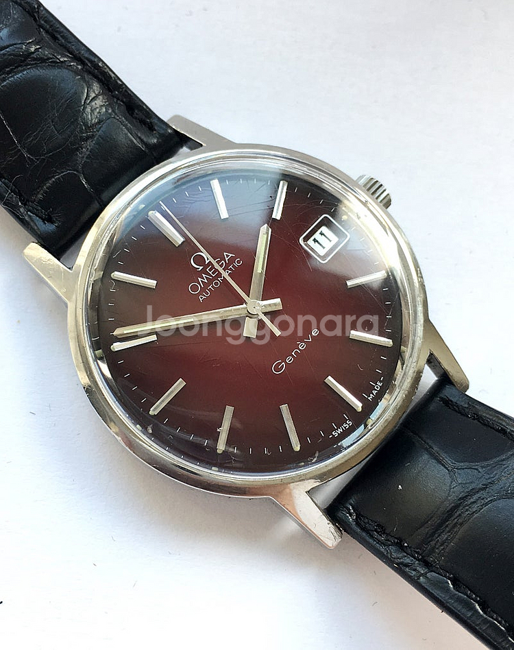 OMEGA 오메가 오토매틱 제네브 빈티지 데이 데이트--1