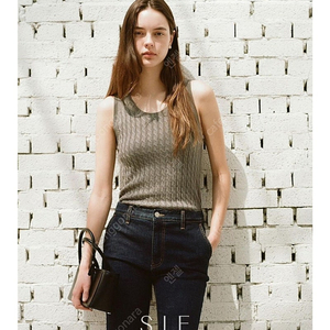 시에 sie 베르 케이블 슬리브리스 차콜 그레이 s