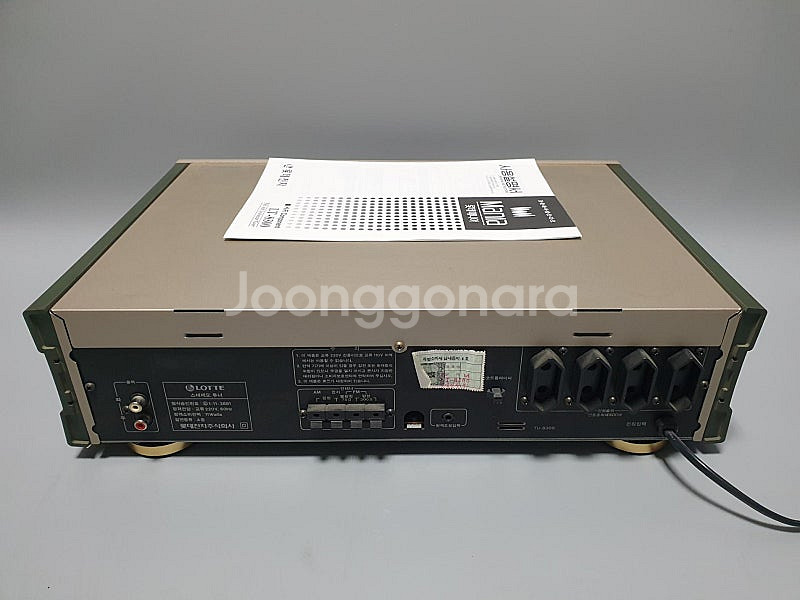 롯데 오디오 앰프+FM 튜너+LS-8300V 대형 스피...--2