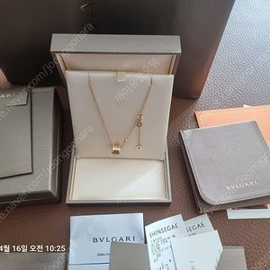불가리 오리지널 목걸이 옐로우골드
