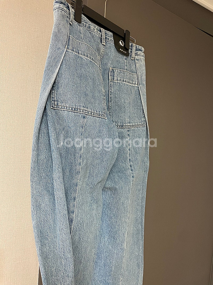 솔리드옴므 사이드턱 와이드진 30사이즈--2