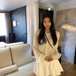 르플레인 벨 키드모헤어 가디건