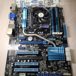 AMD 3500 램 아수스 프로 메인보드 세트 싸게팝니다