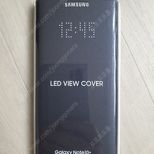 [미개봉] 삼성정품 갤럭시노트 10+/갤럭시노트 10 플러스 LED 뷰 커버/케이스 팝니다. (블랙 색상)