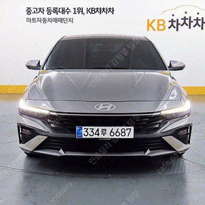 아반떼 중고차 아반떼 더 뉴 아반떼 CN7 중고 회색 2024년식 14,211km 1.6 가솔린 모던 중고자동차