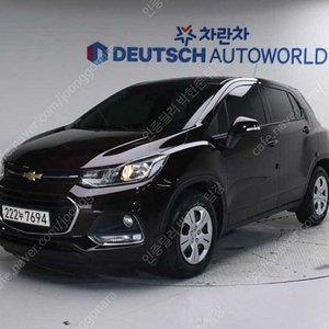 쉐보레 트랙스 중고차 할부 보라색 2020년식 가솔린 1.4 레드라인 코어 중고차카페