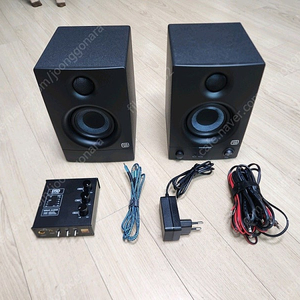 모니터 엑티브 스피커 + DAC 판매 합니다.