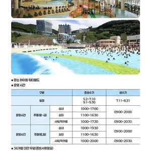 하이원워터월드 2매