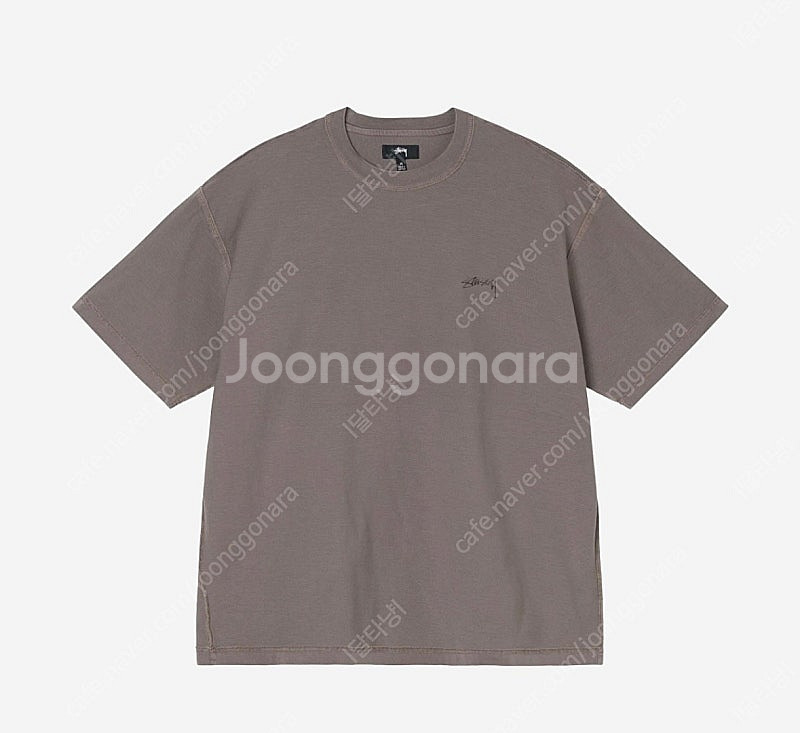 스투시 레이지 반팔 티셔츠 브라운 XL--0