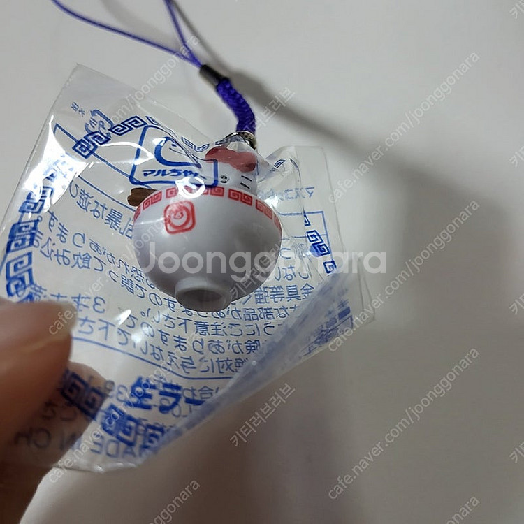 헬로키티 콜라보 야끼소바 마루짱 키티 스트랩 세트 라멘...--8