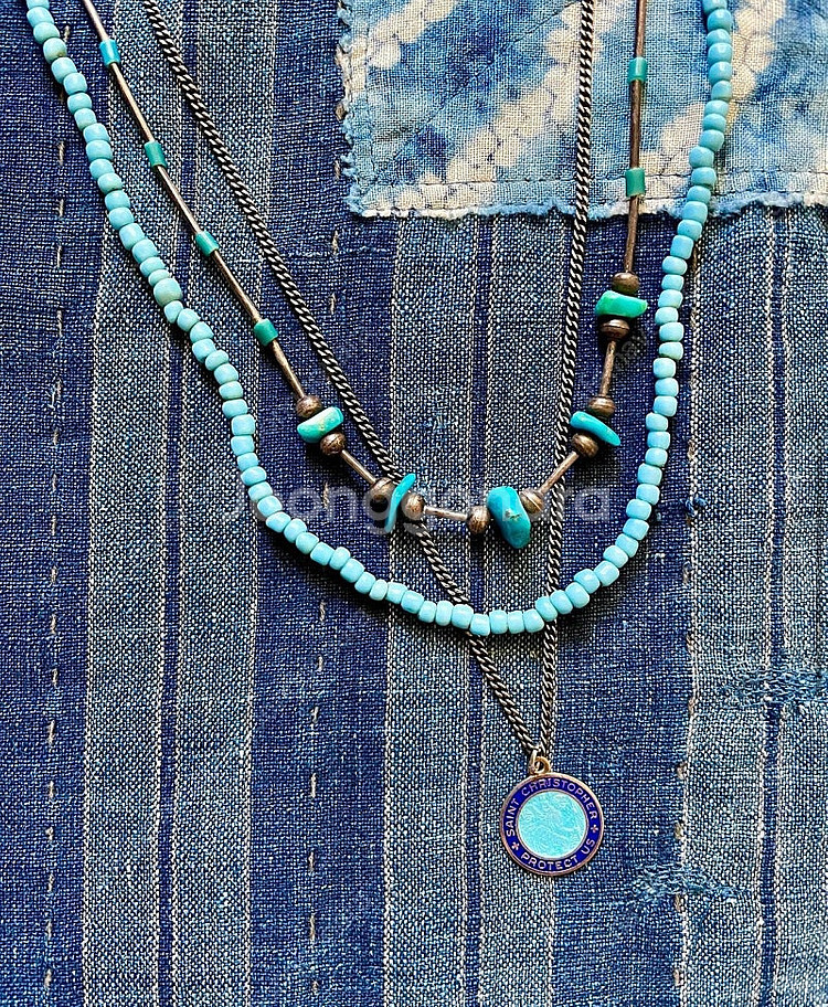 빈티지 1900s Saint Christopher 메달...--9