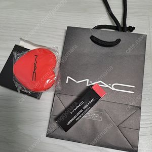 맥 MAC 러스터글래스 립스틱(오구디) 레드거울세트 새상품 판매합니다