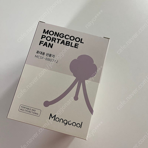 몽쿨 선풍기 25년형 미개봉 상품 팝니다(유모차 선풍기)