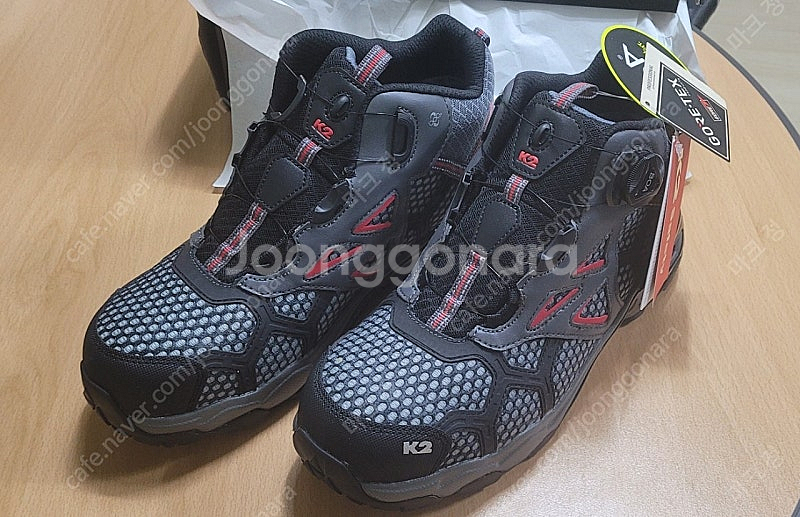 K2 Safety 안전화 고어텍스 보아 다이얼 방수 경--0