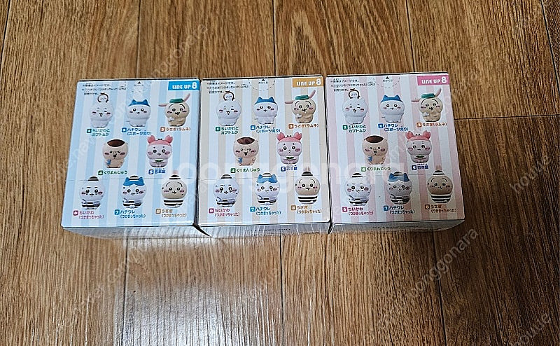 먼작귀 프렌즈 죄수 피규어 세트(치이카와 하치와레 우사...--1