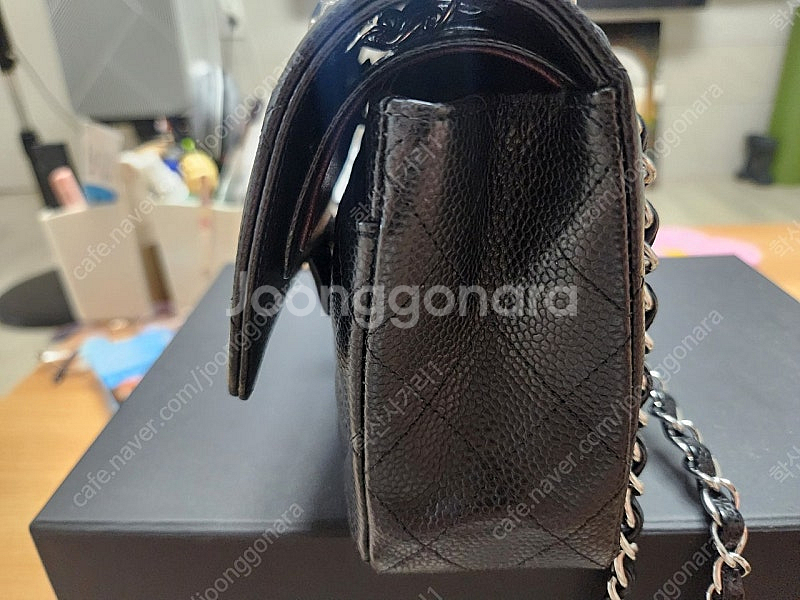 샤넬 클래식 스몰 은장 팝니다--3