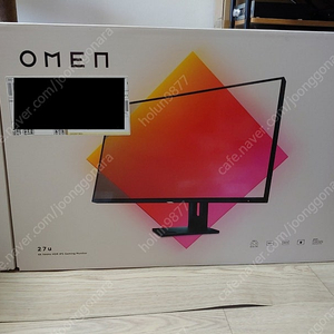 HP OMEN 27u 게이밍 모니터 (미개봉)