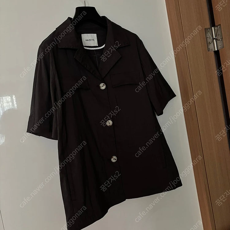 헤지스 린넨 반팔 자켓 올드머니룩 출근룩 하객룩 그레이 정가399000원 109000원 이미지
