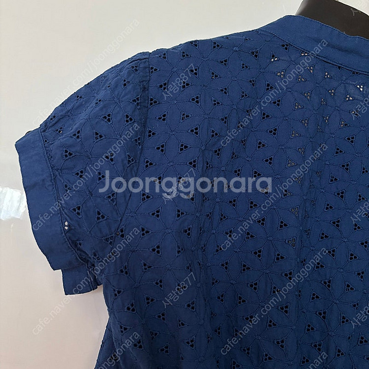 막스마라 마렐라 펀칭 아일렛 퍼프 러블리 블라우스 올드...--2