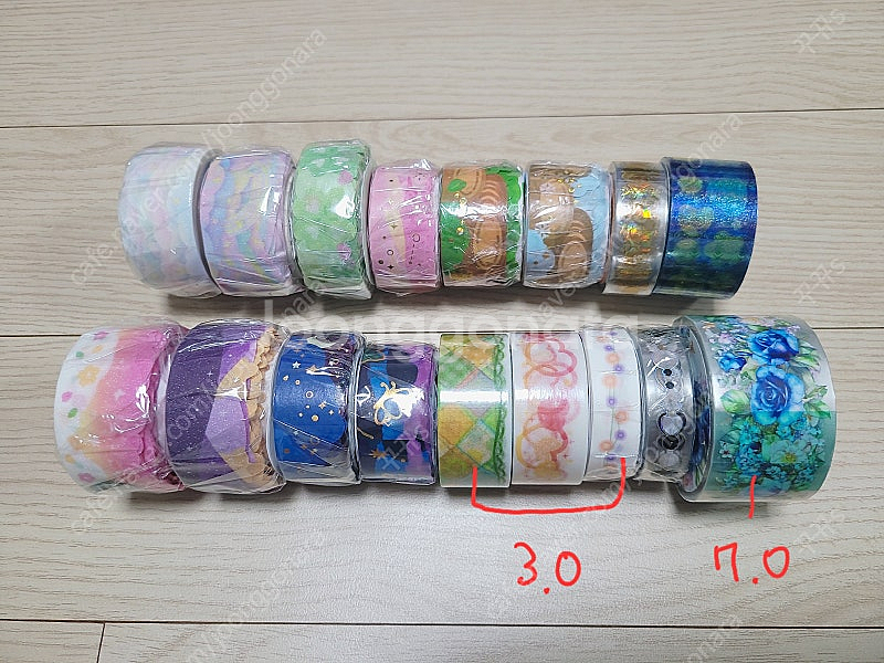다이컷 마테, 글리터 마테, PET 마스킹테이프--2