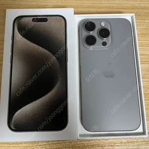 아이폰15프로 128gb 내추럴 티타늄 (미국판 카메라 무음)