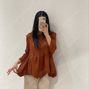 플리츠플리즈 me 이세이미야케 시스루 크레페 바운스 가디건,씨커팬츠 ~