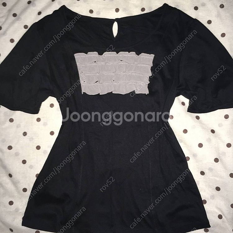 빈티지 프릴 레이스 히메갸루 공겜여주 로걀탑 블랙캐캐체...--0