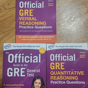 [※※※※※ETS 공식 Official GRE※※※※](지알이) 버벌(vabal), 퀸트(수학), General Test 총 3권 미개봉 최저가 판매[배송비 무료]
