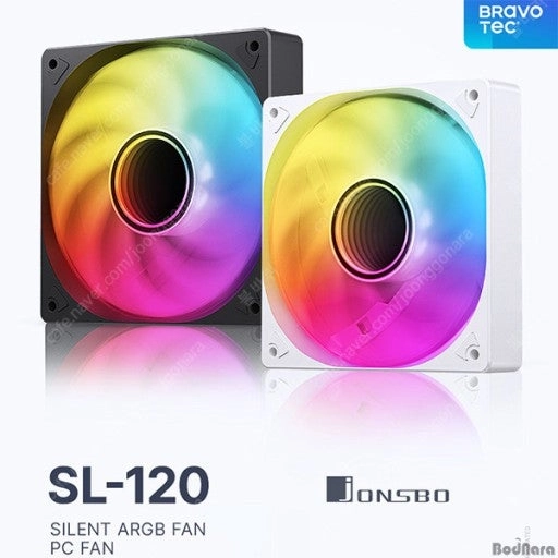 존스보 SL-120 ARGB 블랙 케이스쿨러 판매합니다 이미지