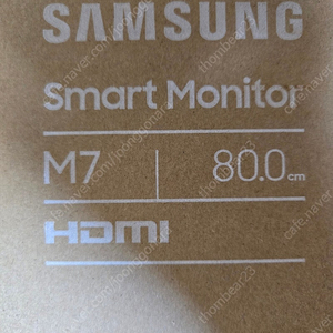 "삼성 스마트 모니터" M7(80cm) 미사용품(새상품) 팝니다!!
