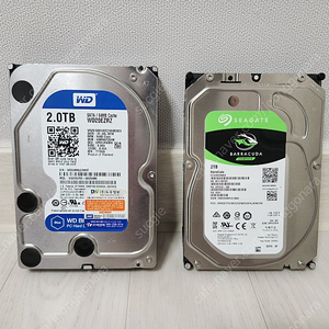 HDD 2TB 2개 팝니다. 3만.