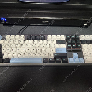 AULA 독거미 F108 키보드 황축 + 키스킨2개