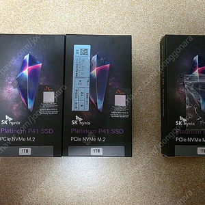 SK 하이닉스 P41 플레티넘 1TB 미개봉 2EA , 단순 개봉 장착 1EA