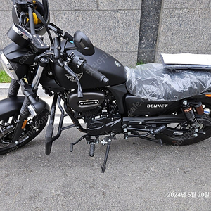 24년5월출고 베네트125cc 입문용 메뉴얼 바이크 팝니다