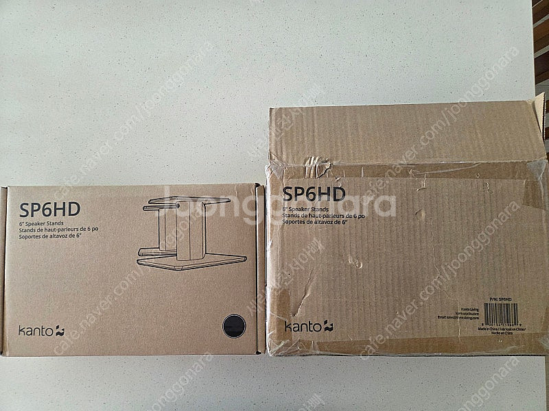 칸토오디오 SP6 HD 스피커 스탠드(블랙)--1