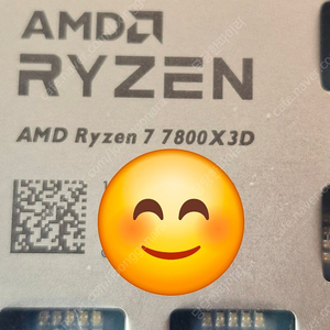 (청주) 미사용 AMD 7800X3D 판매합니다.