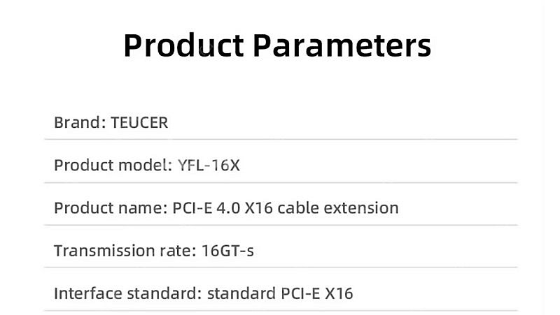 PCIE 4.0 x16 라이저 케이블 RISER CAB...--1