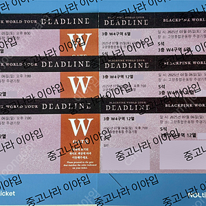 [거래경험 다수] 블랙핑크 콘서트 토, 일 2연석 4연석 양도 7/5 7/6