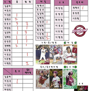 2025 kbo 포토카드 각구단별 일괄판매