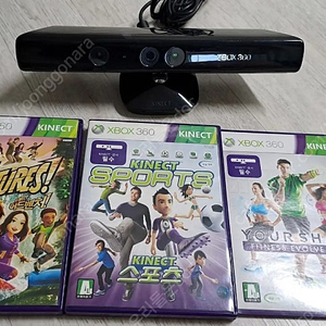 xbox360 키넥트 게임3개 택포