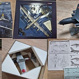 1/72 MIG-31 최신 킨잘 탑 재버전, 1/144 B-29 고급 다이캐스트 및 최신 Y-20 대형 수송기 다이캐스트, 1/32 한국공군 F-16 데칼, 메가하우스 우주전함 야