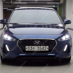 현대 i30 중고 i30 파란색 2018년식 1.6 터보 스포츠 프리미엄 저렴한 중고차